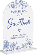 Acrylic Wedding Signs, Dusty Blue Wedding Decor, Modern Calligraphy Arch by KongMoTree