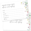 Wildflower Advice And Wishes Cards by Unknown