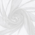 P Pothuiny Sheer Organza Fabric by The Yard, 1 Yard x 60 Inch Wide Bridal White by P+Pothuiny