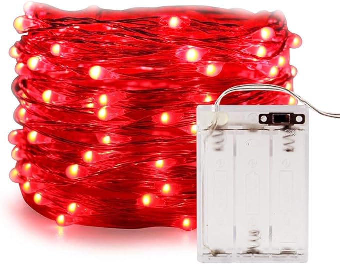 ANJAYLIA String Lights, 16.5Ft/5M 50leds Bright Light Party Home Festival by ANJAYLIA