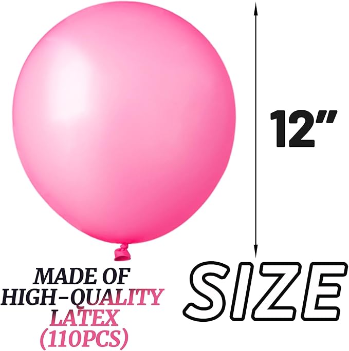 Pink Balloon 110pcs - Image 2