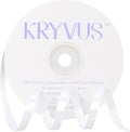 White Satin Ribbon 1/4 inch X Continuous 50 Yards, Single Face Polyester Ribbon by Kryvusribbon