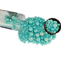 Edible Blue Sugar Pearls Candy Sprinkles 120G/ 4.23Ounce Baking Cake Sprinkles by Homankit