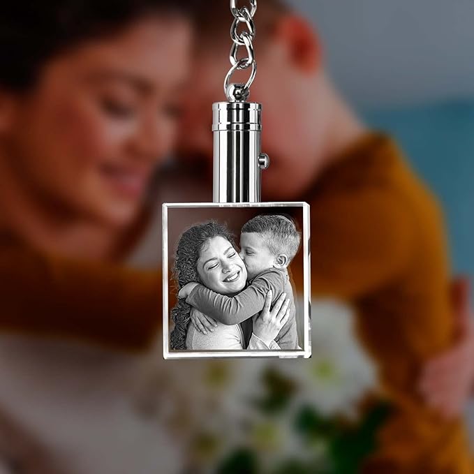 ArtPix 3D Crystal Photo Custom Keychain Picture, Customized Personalized Gift - Image 7