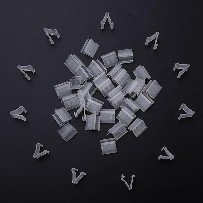 100Pcs Transparent Balloon V-shaped Clip Wedding Balloon Clip Creative Plastic - Image 5