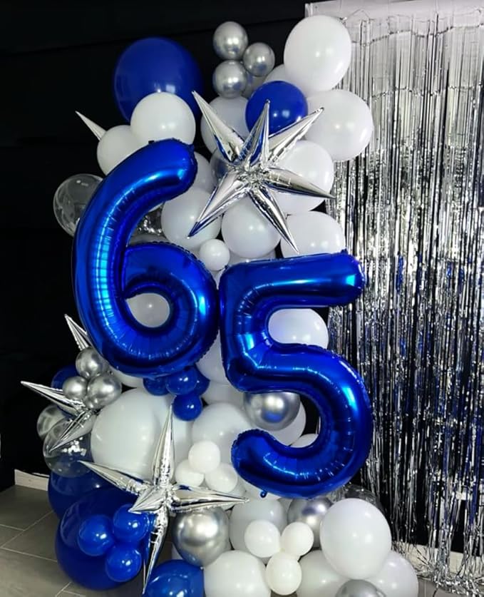 Big Night Blue 40 Inch 9 Balloon Number, Jumbo Giant 9th 19 29 39 49 99 - Image 6