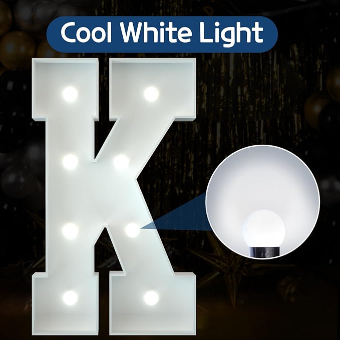 Marquee Letters 3 Feet Tall Large Light Up Letters Baby Shower Decorations - Image 2