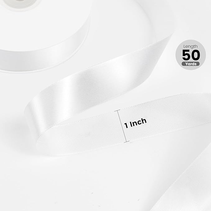 1" x 50 Yards Satin Ribbon - Image 2