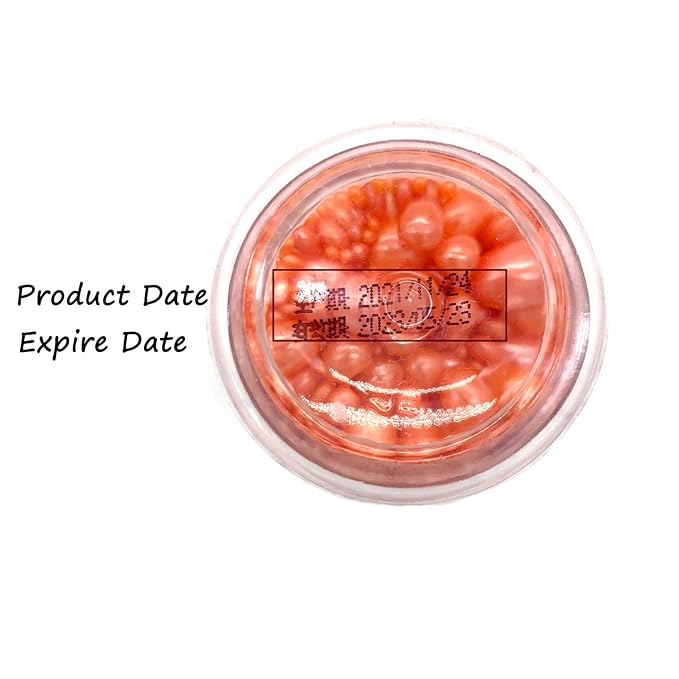 Weraru Edible Orange Pearl Sugar Sprinkles Candy Mixing Size Baking Edible Cake - Image 4