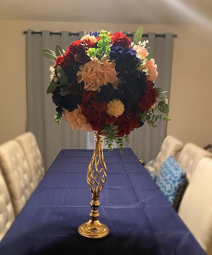 2 Pcs Wedding Centerpieces for Reception Tables, Twist Candleholders Stands - Image 9