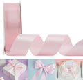 HUIHUANG Baby Pink Ribbon Satin 1-1/2" Wide Double Face Polyester Satin Ribbons by HUIHUANG
