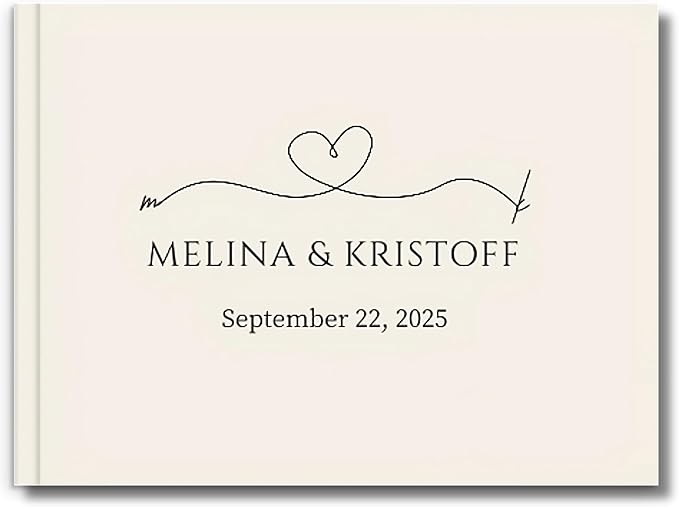 Wedding Guest Book – Personalized Polaroid Guest Book by Custom