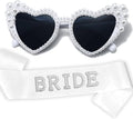Pearl Bride Sunglasses with Sash by Ricawa