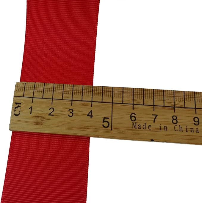 Jesep One Roll 50 Yards Soild Grosgrain Ribbon Boutique Gift Wrapping Package - Image 5