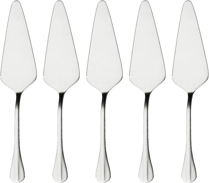Pie Server Stainless Steel, HOFTEN Cake Pie Pastry Server Set of 5, by HFHOFTEN