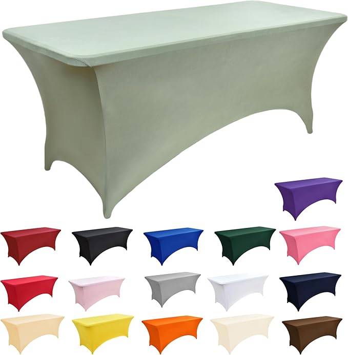 121 2-Pack 6ft Spandex Table Covers - Image 3
