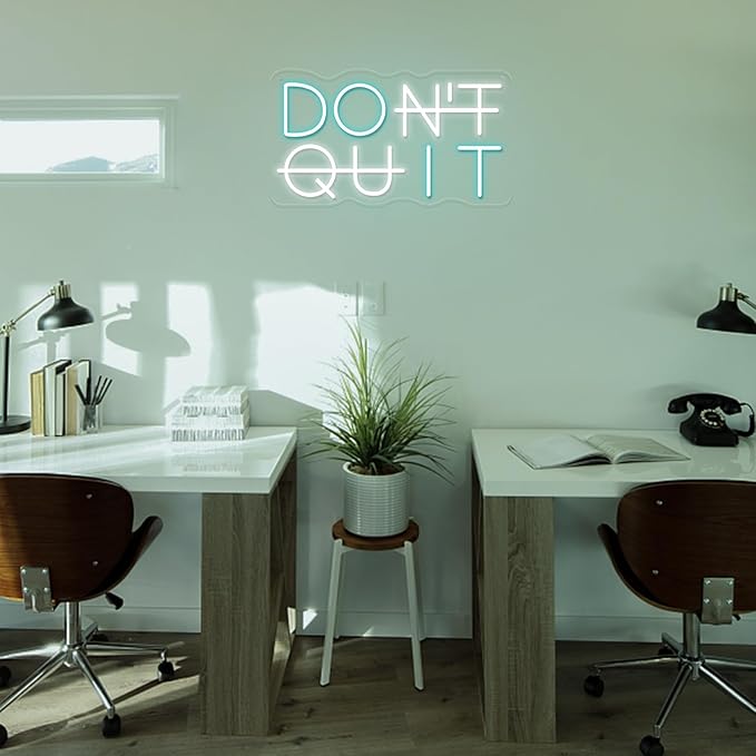 Don't Quit LED Neon Sign for Wall Decor, DO IT Neon Lights Party Decorations - Image 2