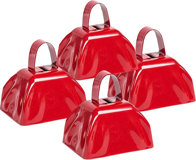Metal Cow Bell Noise Maker by Ouffun