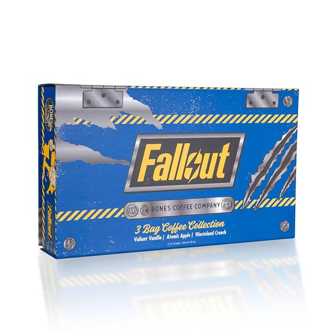 Bones Coffee Company Fallout Collector's Box Flavored Coffee, Low Acid Medium - Image 3