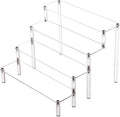 BYCY Acrylic 4-Tier Riser Display Shelf by BYCY