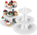 2Pcs 3-Tier Cupcake Stand, Cake Stand holder, Tiered DIY Cupcake Stand Tower by funnytrendypartysupplies