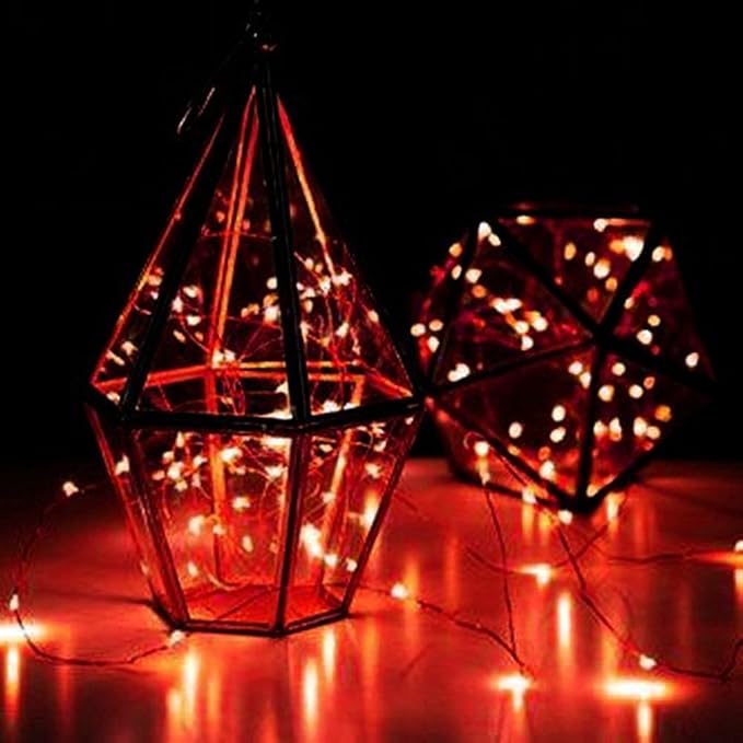 ANJAYLIA String Lights, 16.5Ft/5M 50leds Bright Light Party Home Festival - Image 2