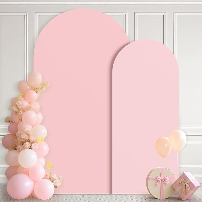 Ledido Wedding Arch Backdrop Cover 6FT 7.2FT Arch Covers 2Set Fitted Stretchy by Ledido