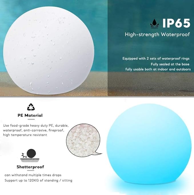 LED Night Light Ball Globe Lamp - Image 9