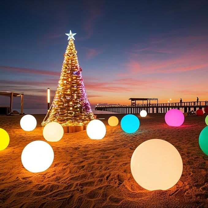 50CM/20-inch Large LED Globe Orb Light, Rechargeable LED Ball Light, Dimmable - Image 5