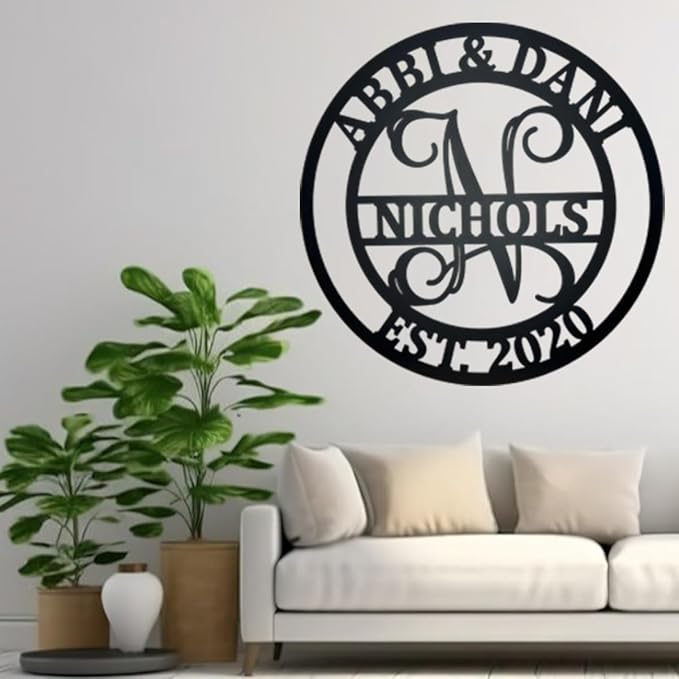 NAZENTI Personalized Name Metal Sign Gift - Image 3