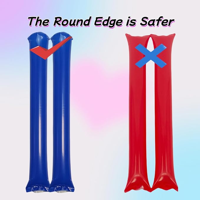 40pcs Round headTeam Spirit Boom Sticks Thunder Sticks Cheering Sticks Team - Image 3