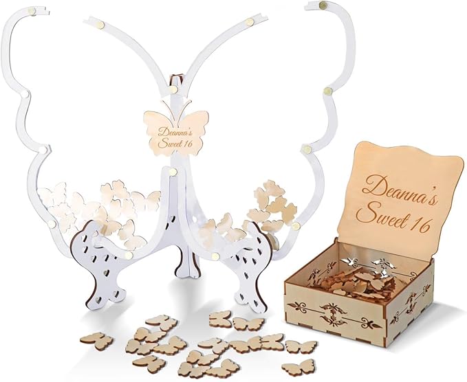 14Colors Butterfly Guest Book Alternativey by HZGUEOSTB