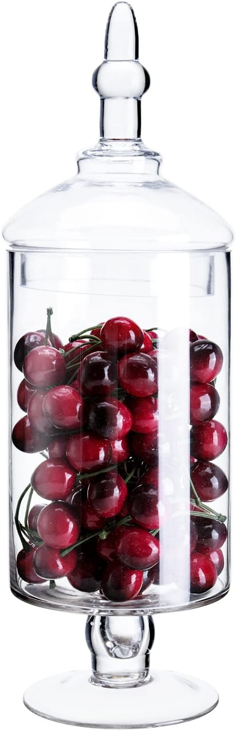 Glass Apothecary Jars, Decorative Wedding Candy Organizer Canisters by DiamondStar