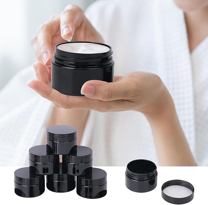 72 Packs 4 OZ Black Plastic Jars - Image 5