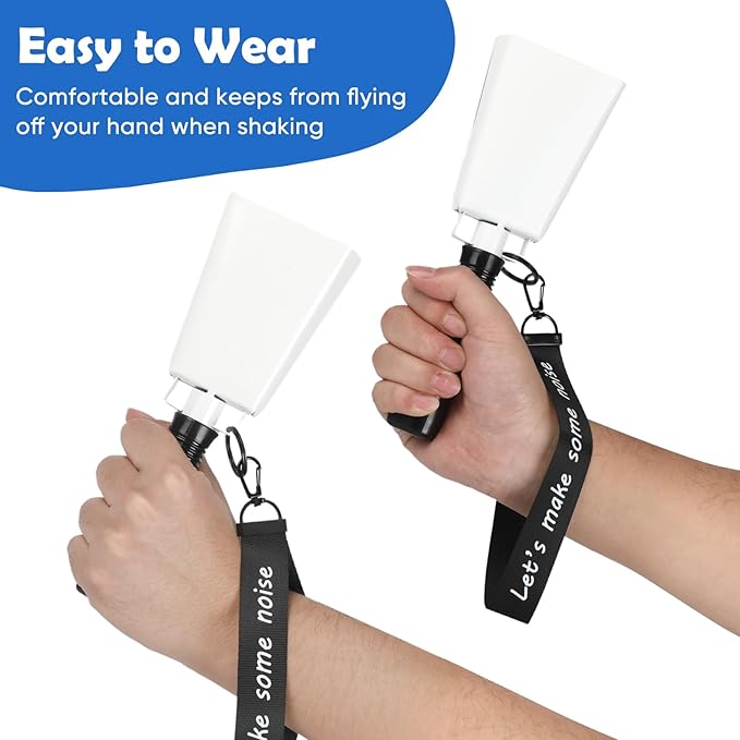 Cow Bells Noise Makers with Handle: Cowbells Hand Percussion - Image 4