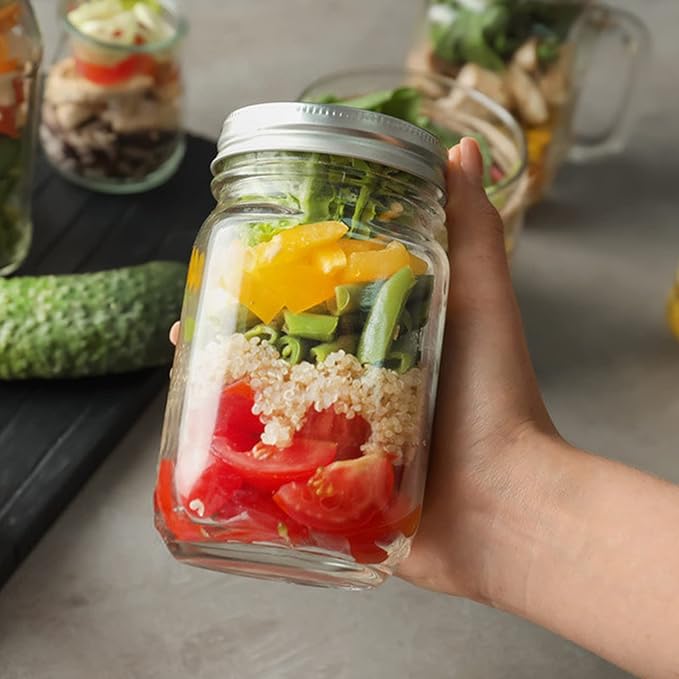 CycleMore 20 Pcs 12oz Glass Mason Jars - Image 4