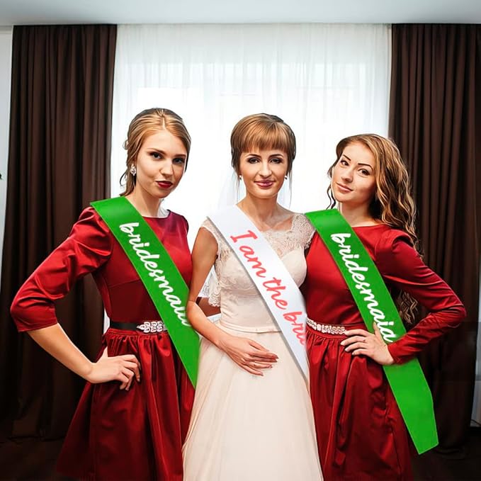 16 Pcs Sash Blank Satin Sash Green Sash Party, Bride To Be Sash, Plain Sash - Image 7