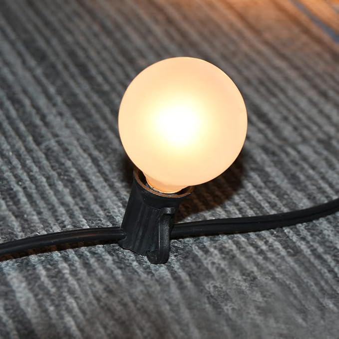 SUNSGNE 25Ft Outdoor Patio String Lights G40 - Image 5