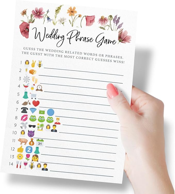 Printed Party Bridal Shower Game Set – 4 Fun Games and Activities - Image 5