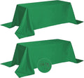 Fokitut 2 Pack Waterproof Rectangle Tablecloth, 90x156 Inch, Stain Resistant by BalsaCircle