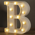 LED Marquee Letters Lights Sign-B, HXWEIYE Led Letters Lights 26 Alphabet by LightUpYourHomewHXWEIYE