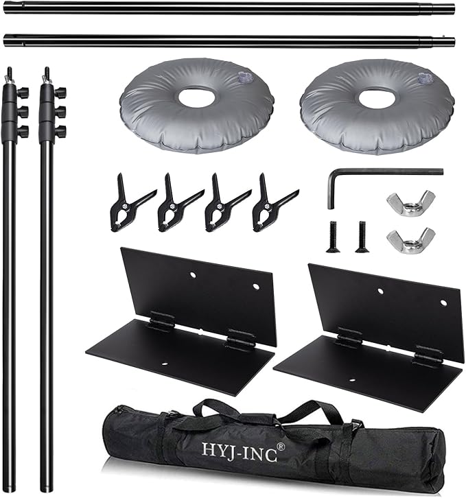 Pipe and Drape Photography Backdrop Stand Kit Adjustable Photo Background Stand - Image 7