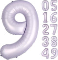 40 Inch Big Lavender 9 Balloon Number, Jumbo Giant Happy 9th 19 29 39 49 99 by Upgesy
