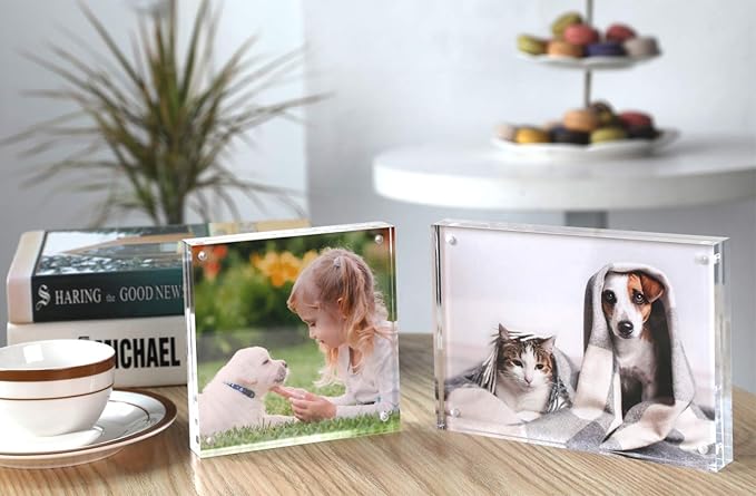 Magicool Premium Acrylic Photo Frame- Magnet Photo Frame -Double Sied Thick - Image 5