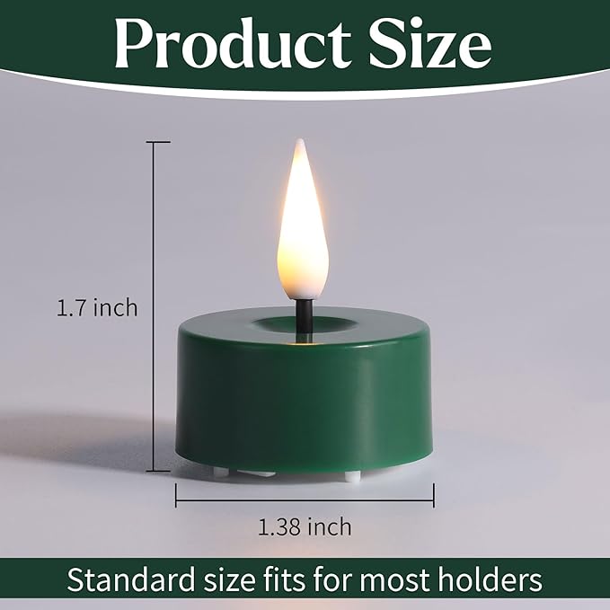 Eywamage Green LED Tealights - Image 2