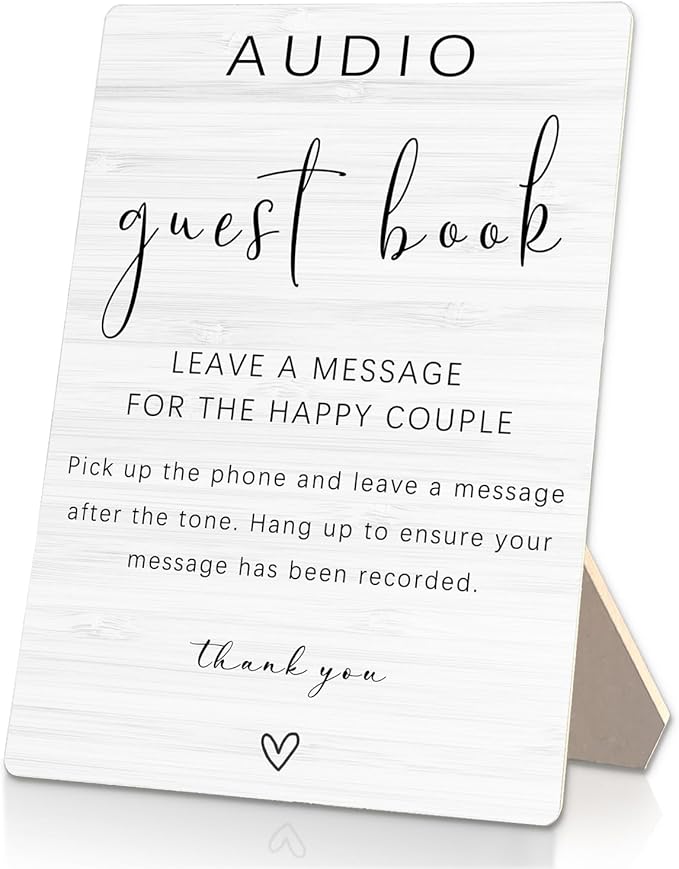 Audio Guest Book Sign by Unknown