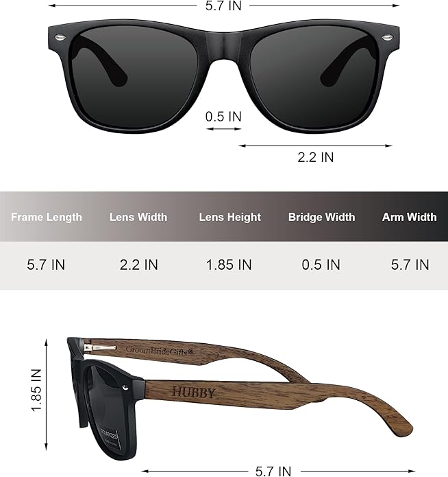 Bride and Groom Polarized Sunglasses - Image 3