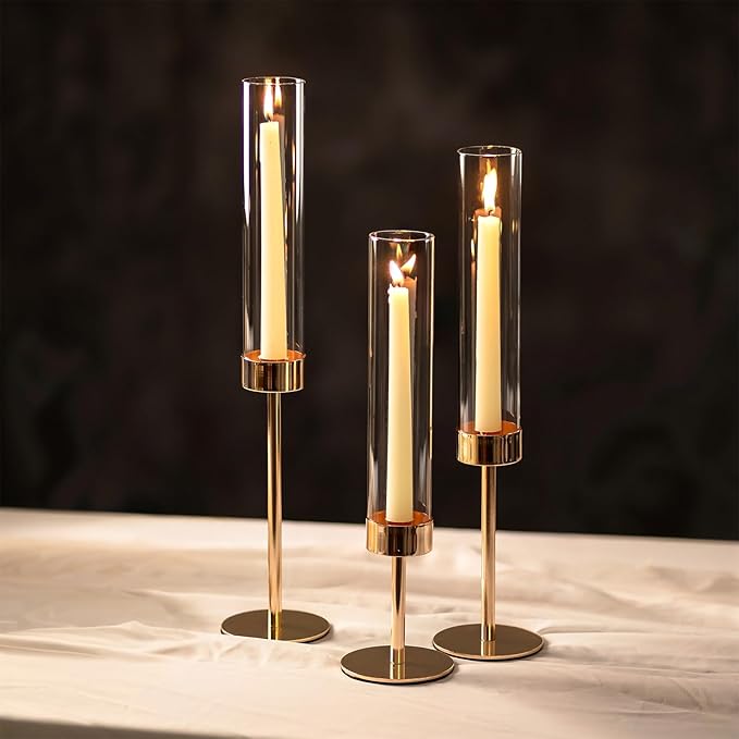 NUPTIO Hurricane Candlestick Holders by Nuptio