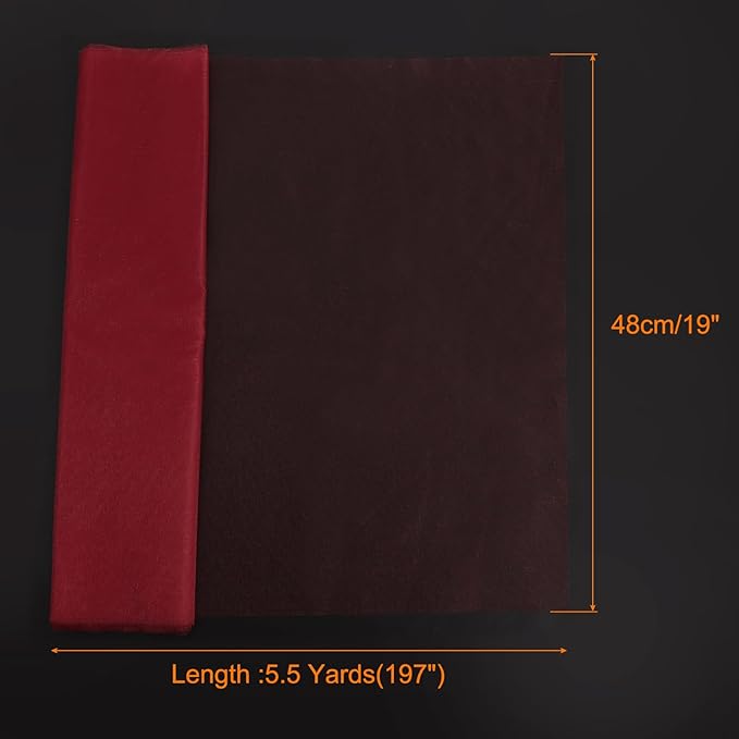 uxcell 19" by 5.5 Yard Tulle Fabric Backdrop Curtains - Image 2
