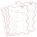 DEEKA 30 PCS Bridal Shower Games Card by DEEKA